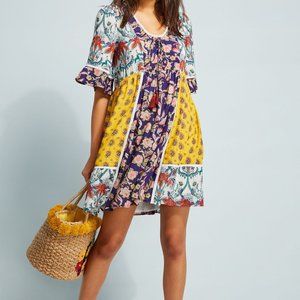 Anthropologie Patchwork Dress